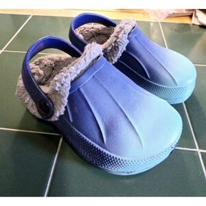 Zoogs‎ sherpa-lined clog crocs Toddler Kids Unisex Size 9